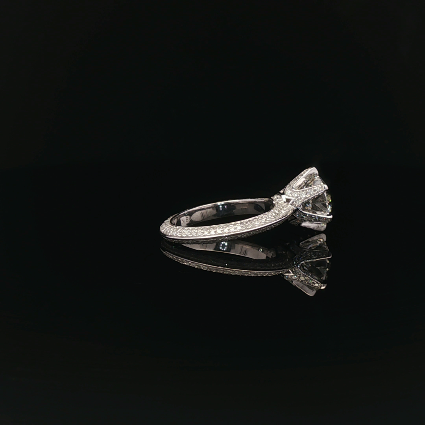 IGI Round 2.53ct D VVS2 18k/W