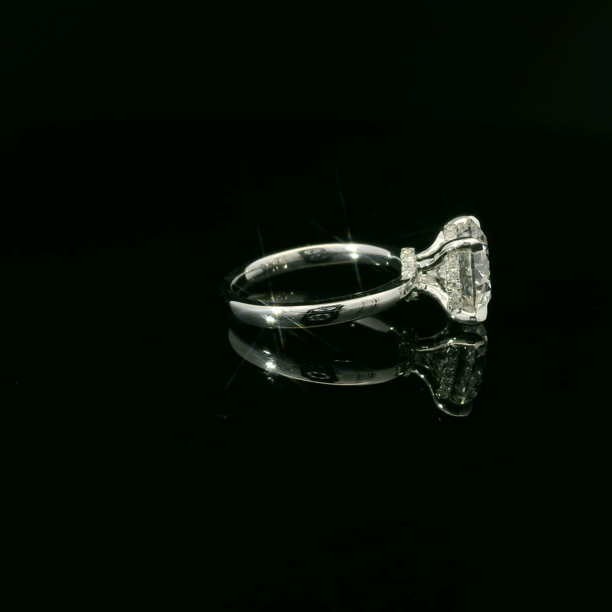 IGI RD 3.03ct D VVS 18K W/G