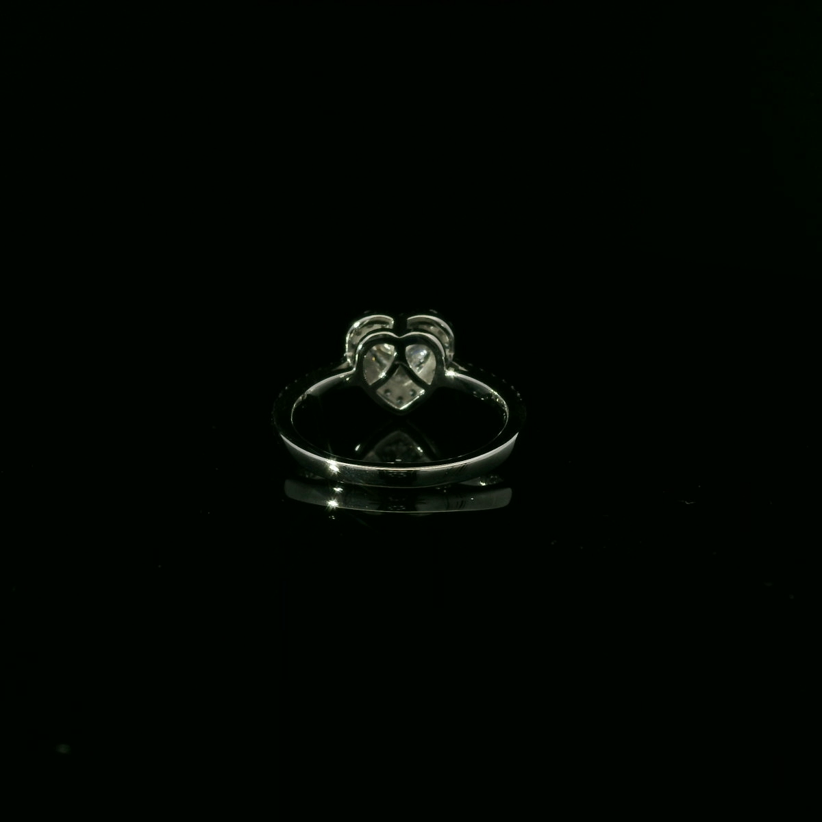 GIA 1.00ct HS D VVS2 18k W/G