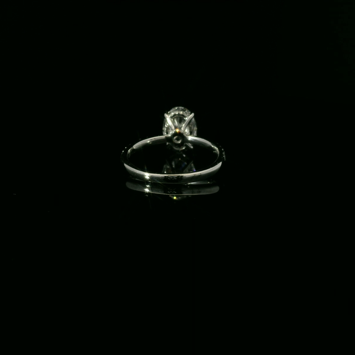 IGI OVAL 1.79ct D VS1 18K W/G