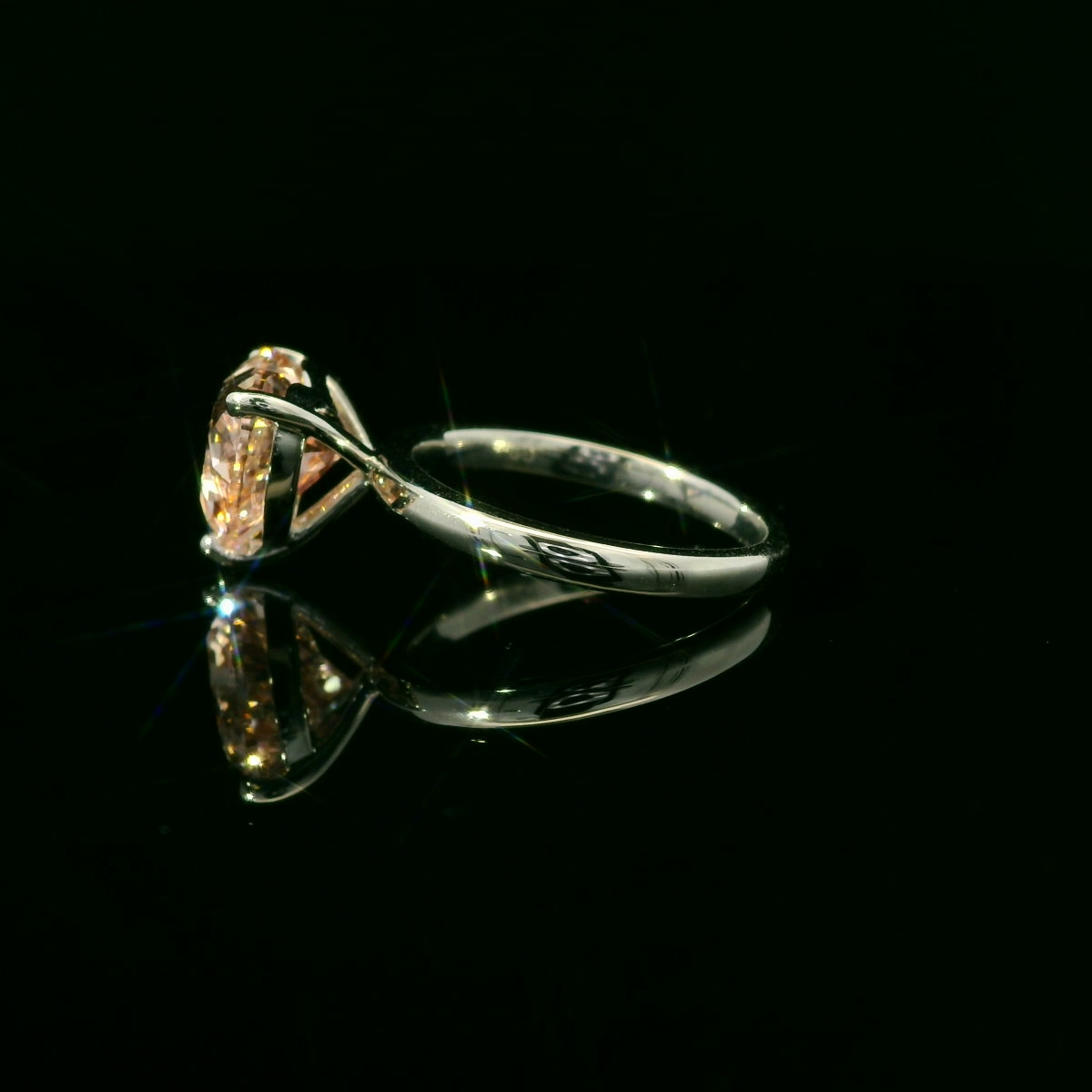 IGI 3.06ct HEART FANCY INTENSE PINK