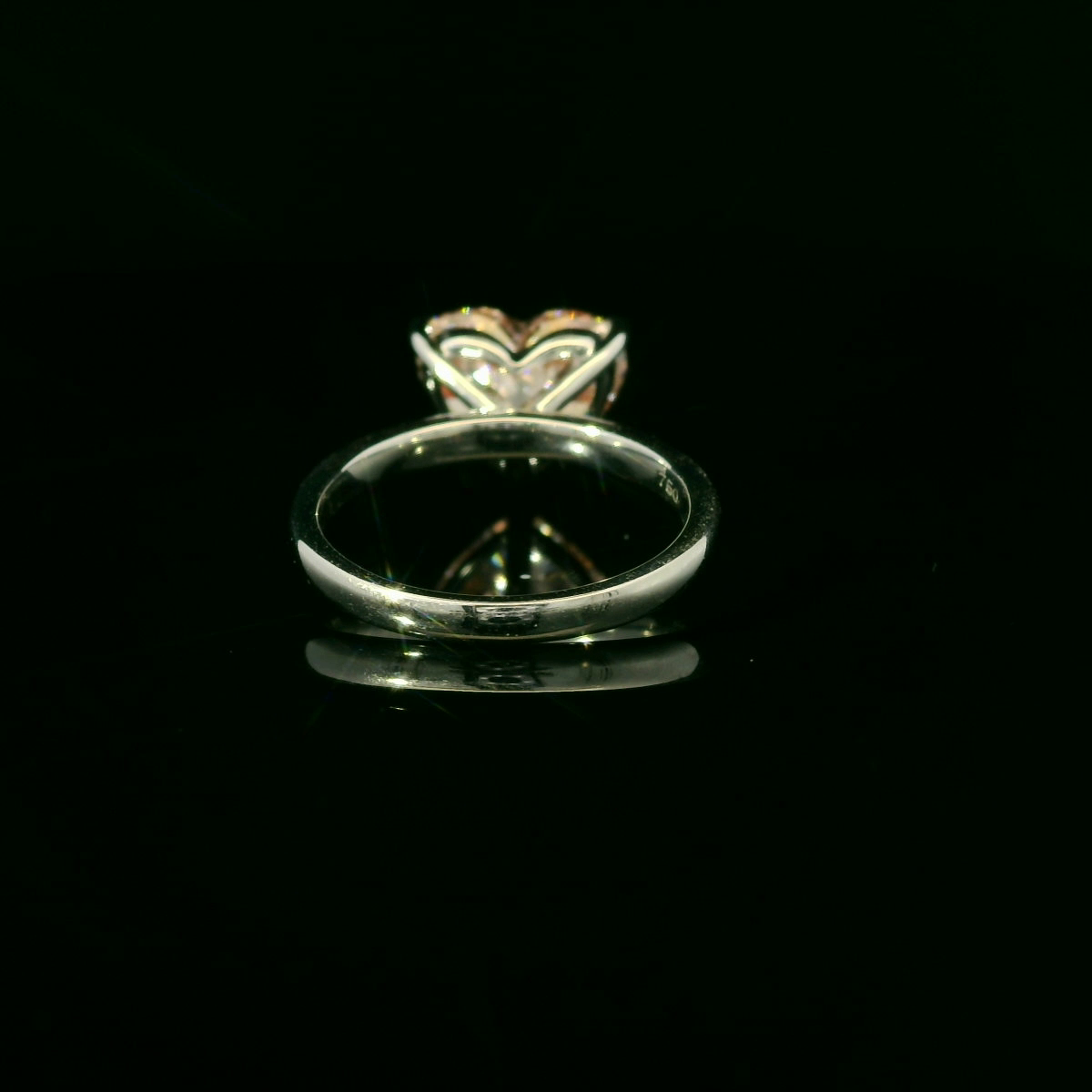IGI 3.06ct HEART FANCY INTENSE PINK