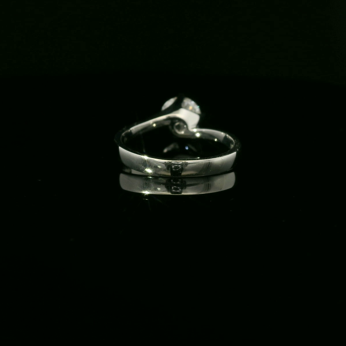 GIA 1.30ct RD D SI1 3EX 18k W/G