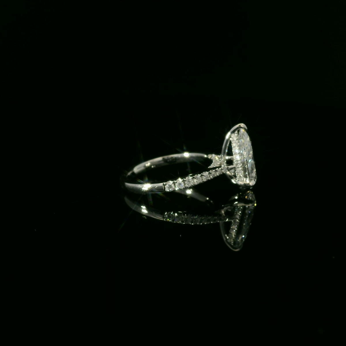 IGI Pear Cut 2.01ct D VS1
