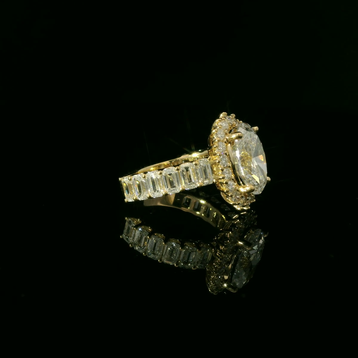 IGI Oval Cut 3.17ct D VVS2