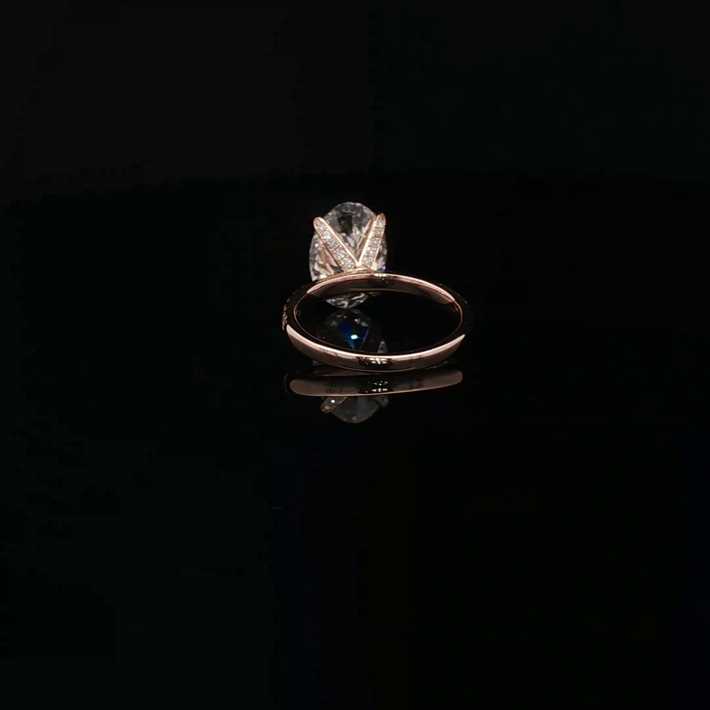 IGI Oval 3.09ct D VVS2