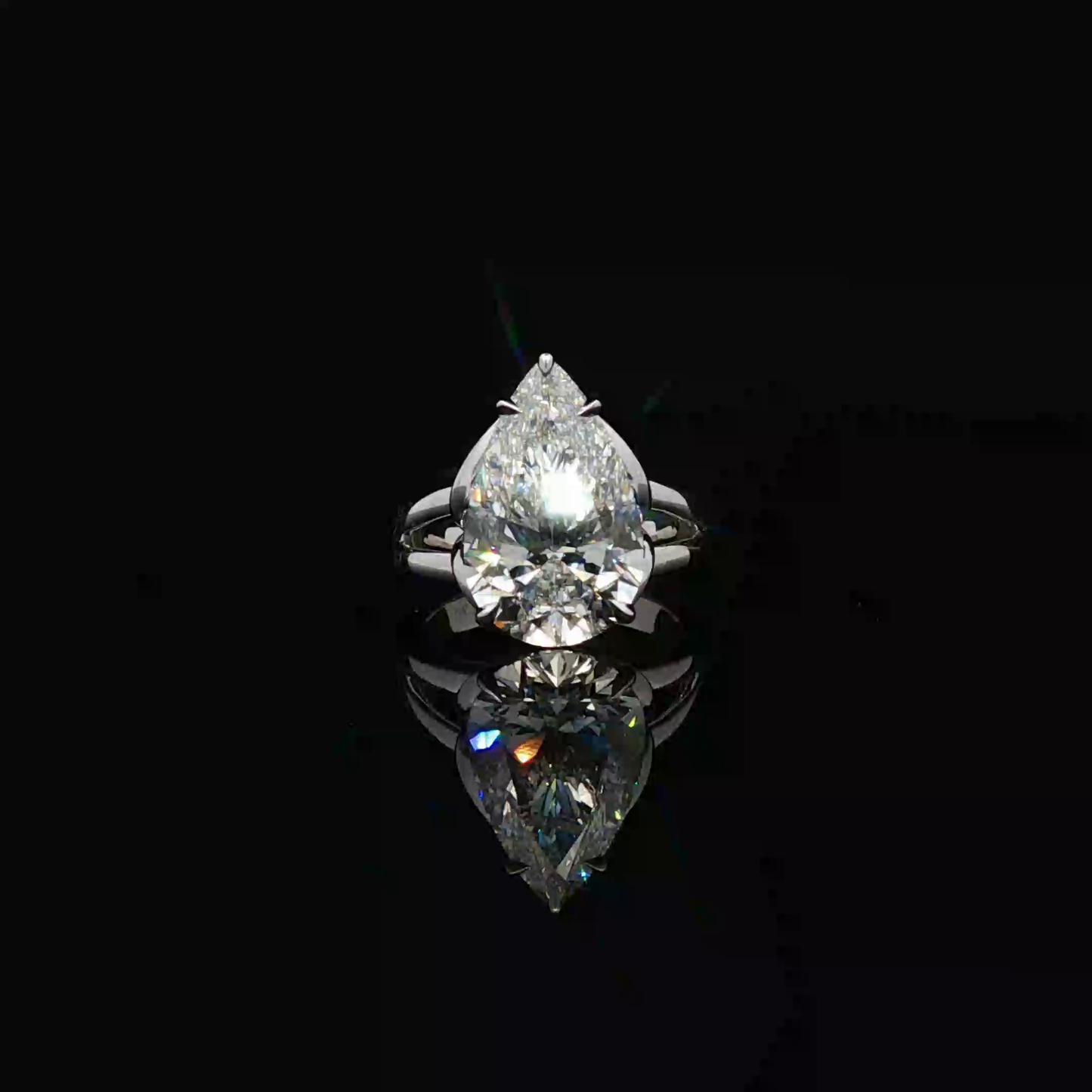 IGI Pear Cut 6.09ct E VS1
