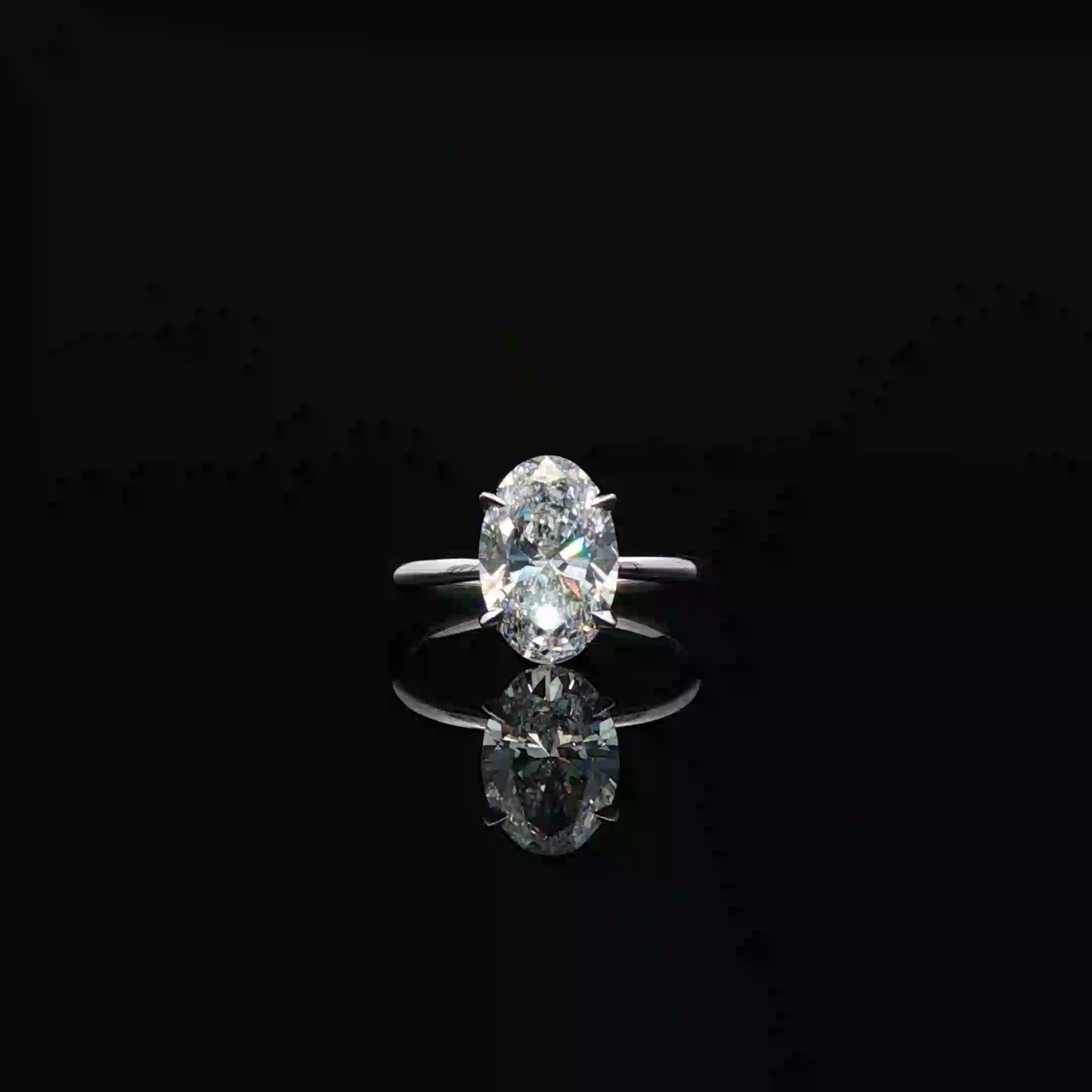 IGI Oval 2.53ct D VS1