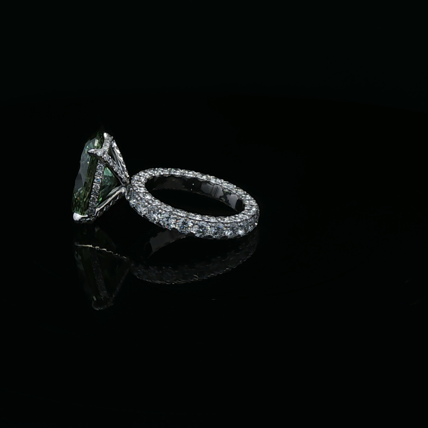 Fancy Green 8.08ct Oval