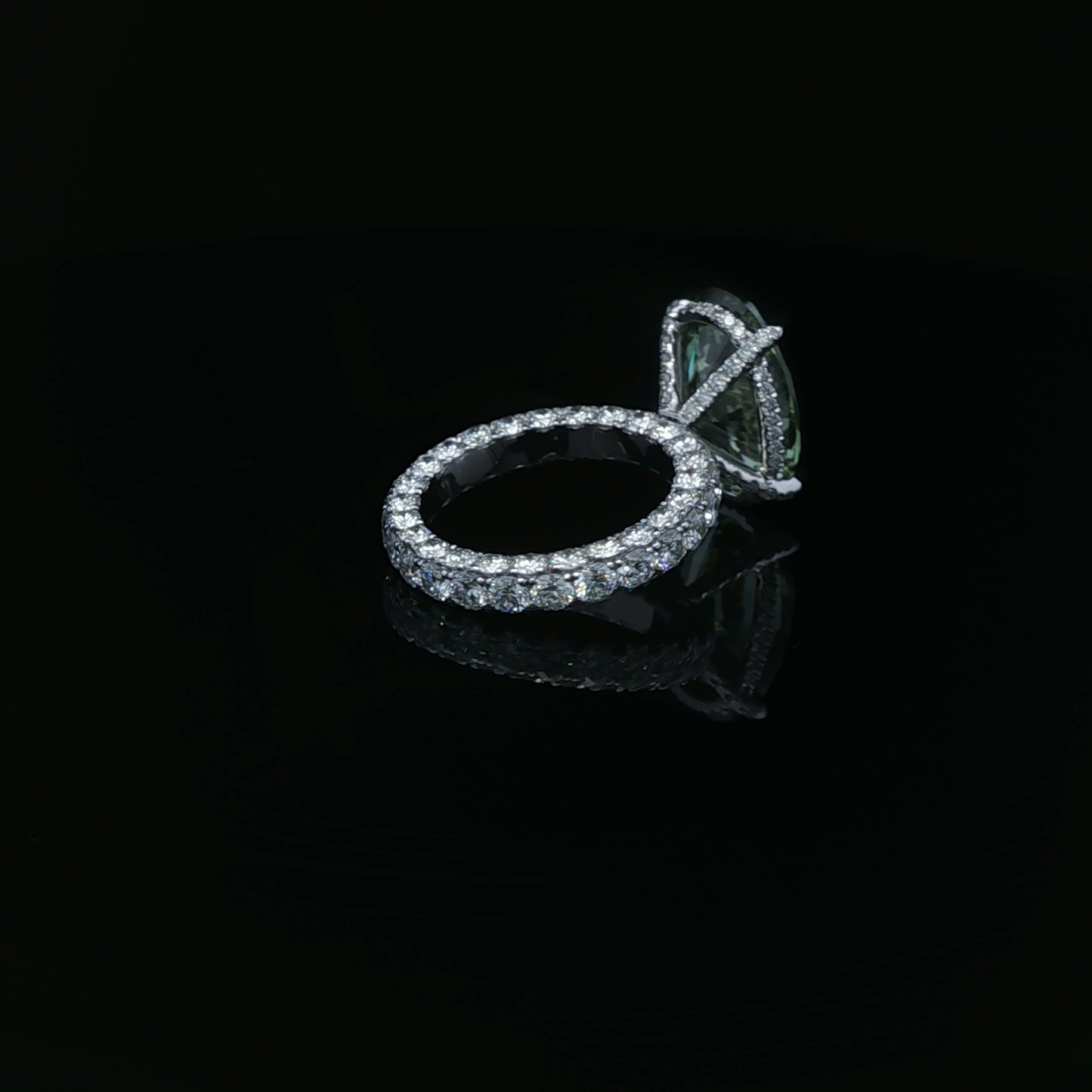 Fancy Green 8.08ct Oval