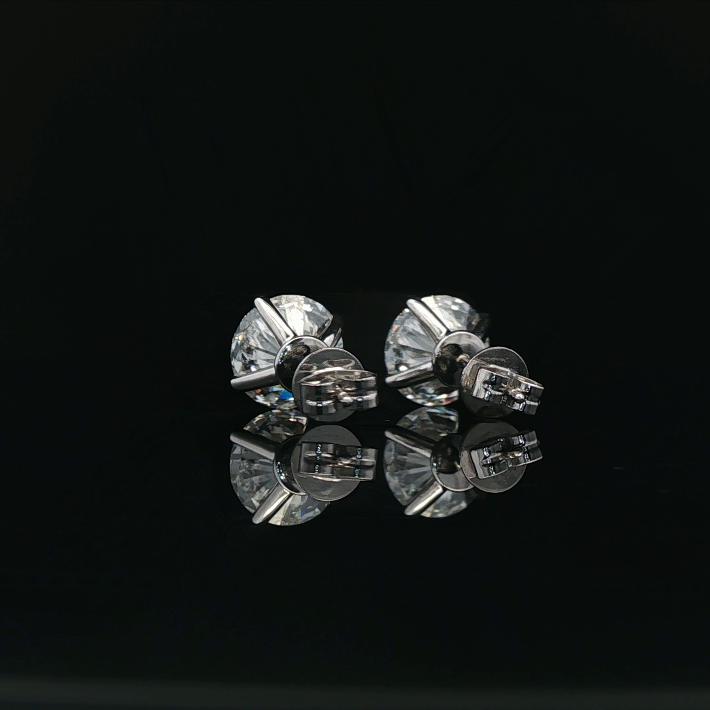 Brilliant-Cut Diamond Stud Earrings
