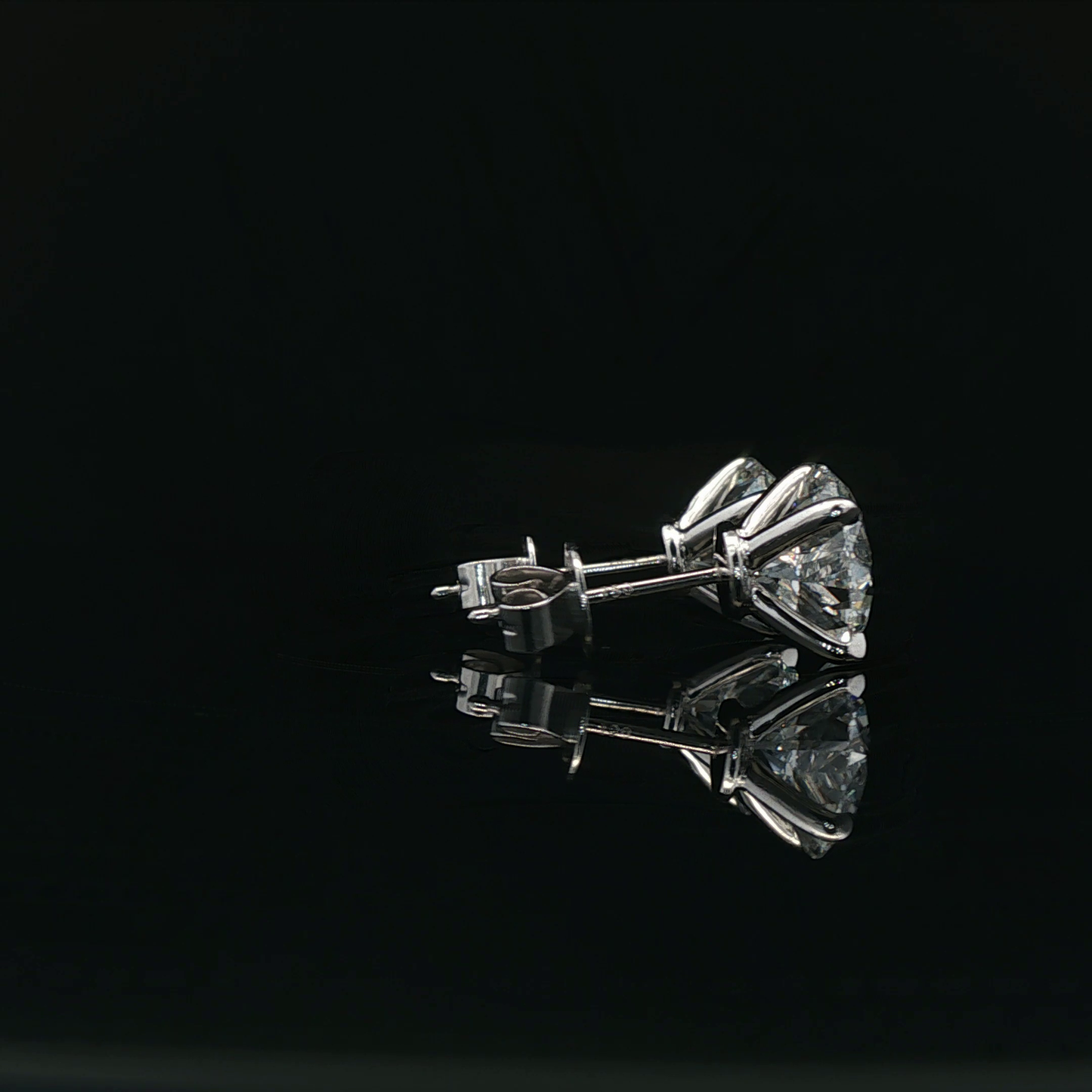 Brilliant-Cut Diamond Stud Earrings