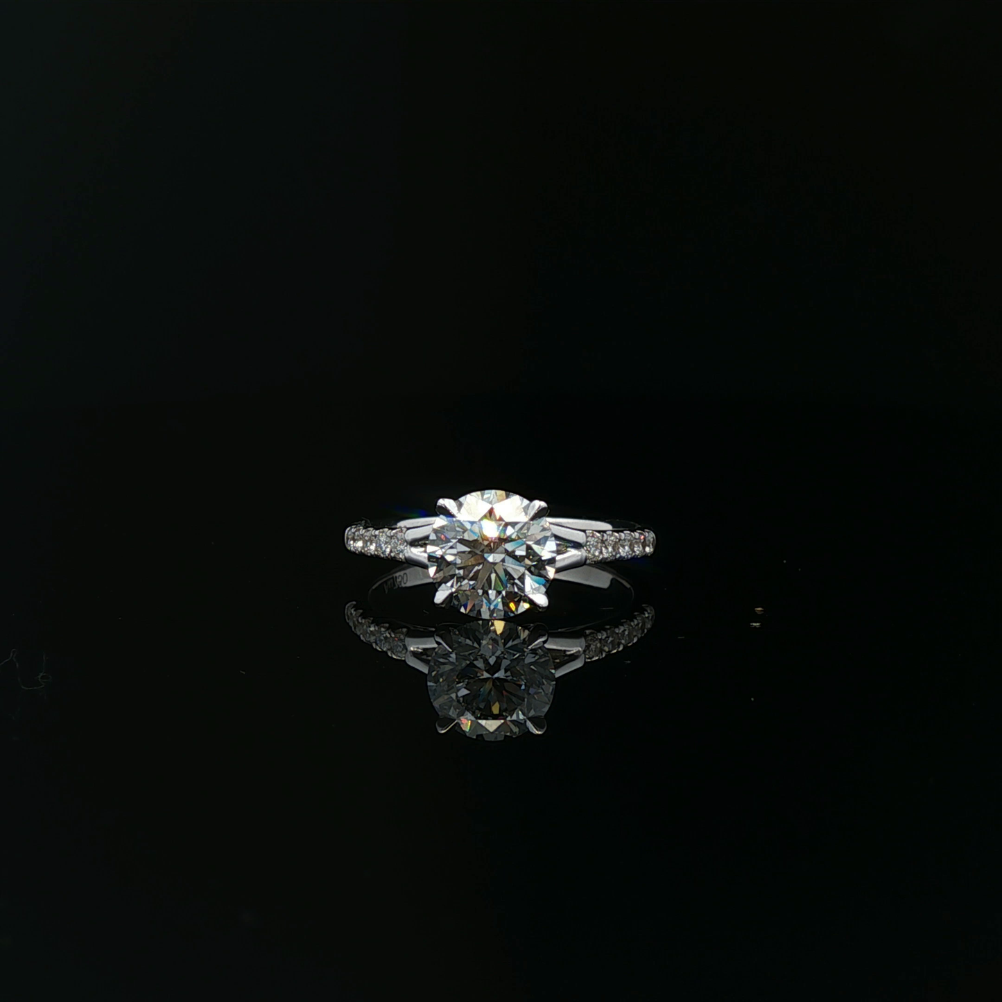 GIA 1.60ct D SI1 3EX 18K/W