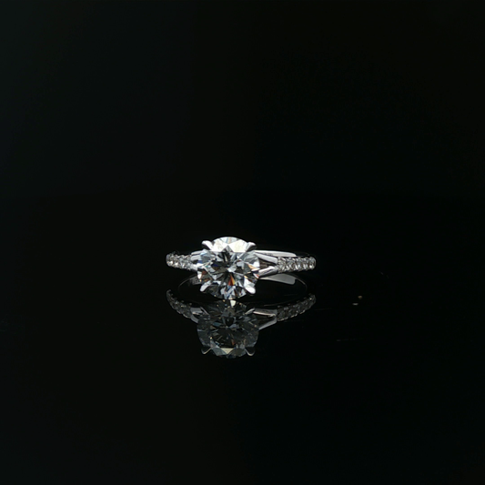 GIA 1.60ct D SI1 3EX 18K/W
