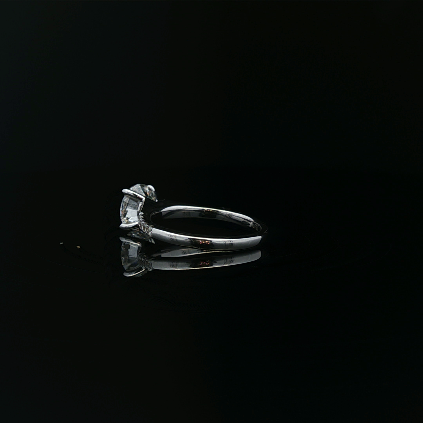 GIA 1.60ct D SI1 3EX 18K/W