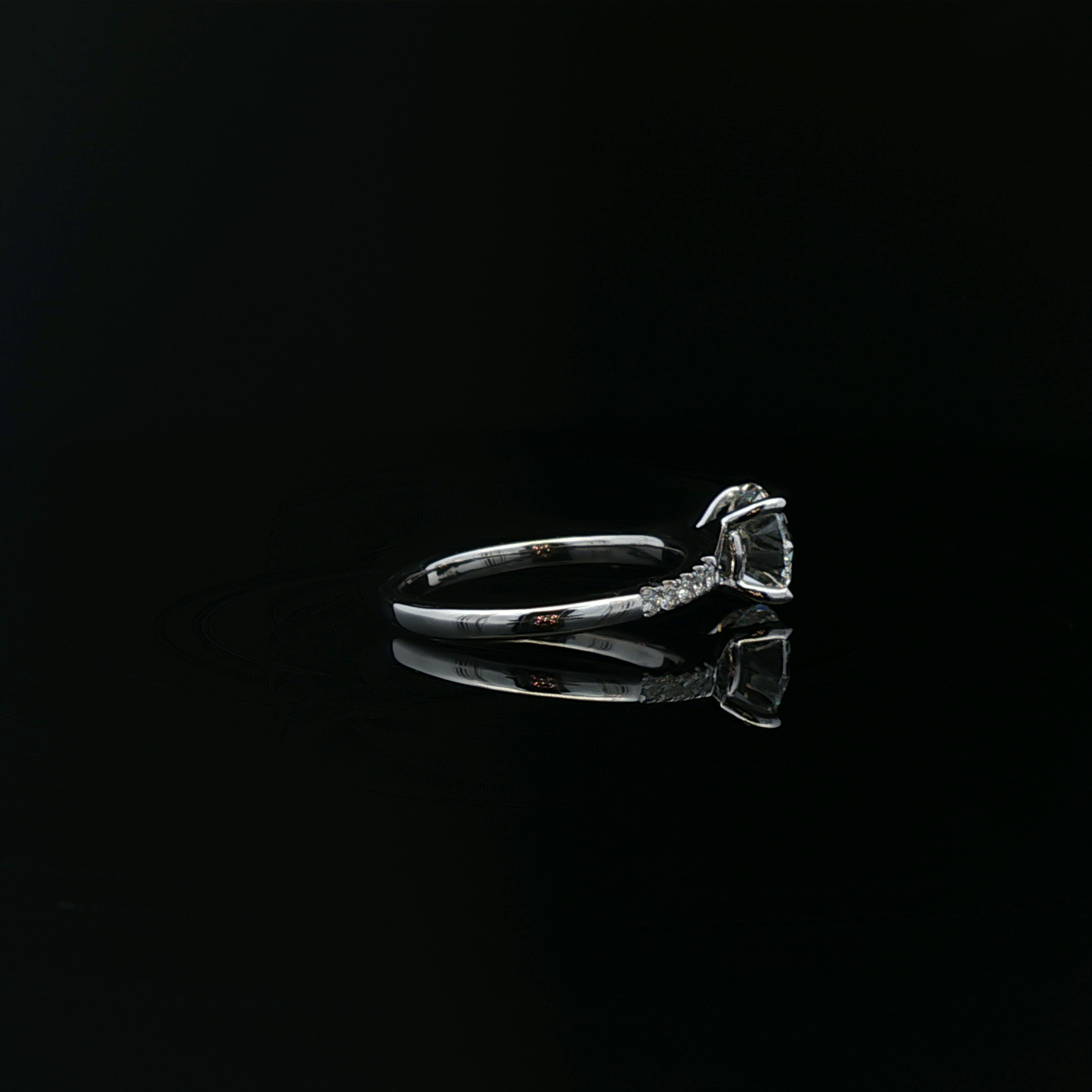GIA 1.60ct D SI1 3EX 18K/W