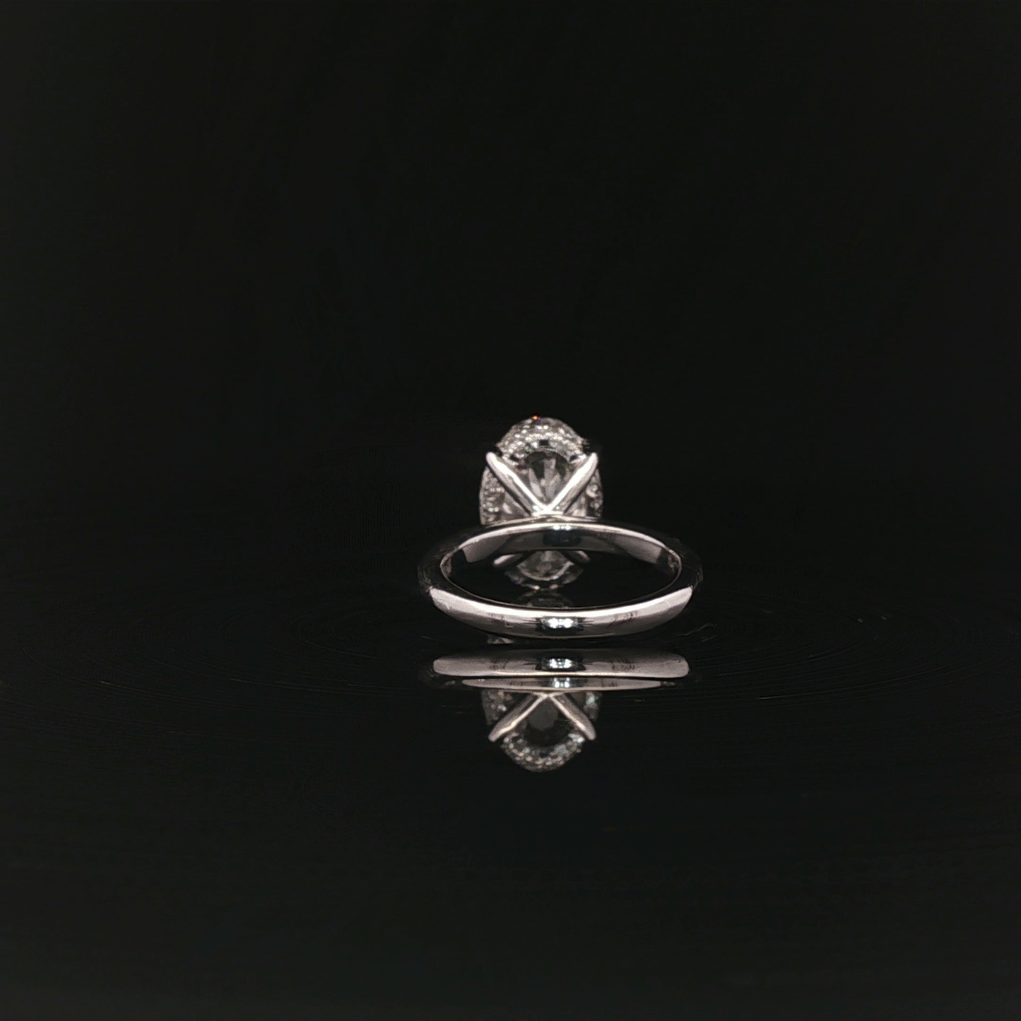IGI Oval 3.01ct D VS1 18K/W