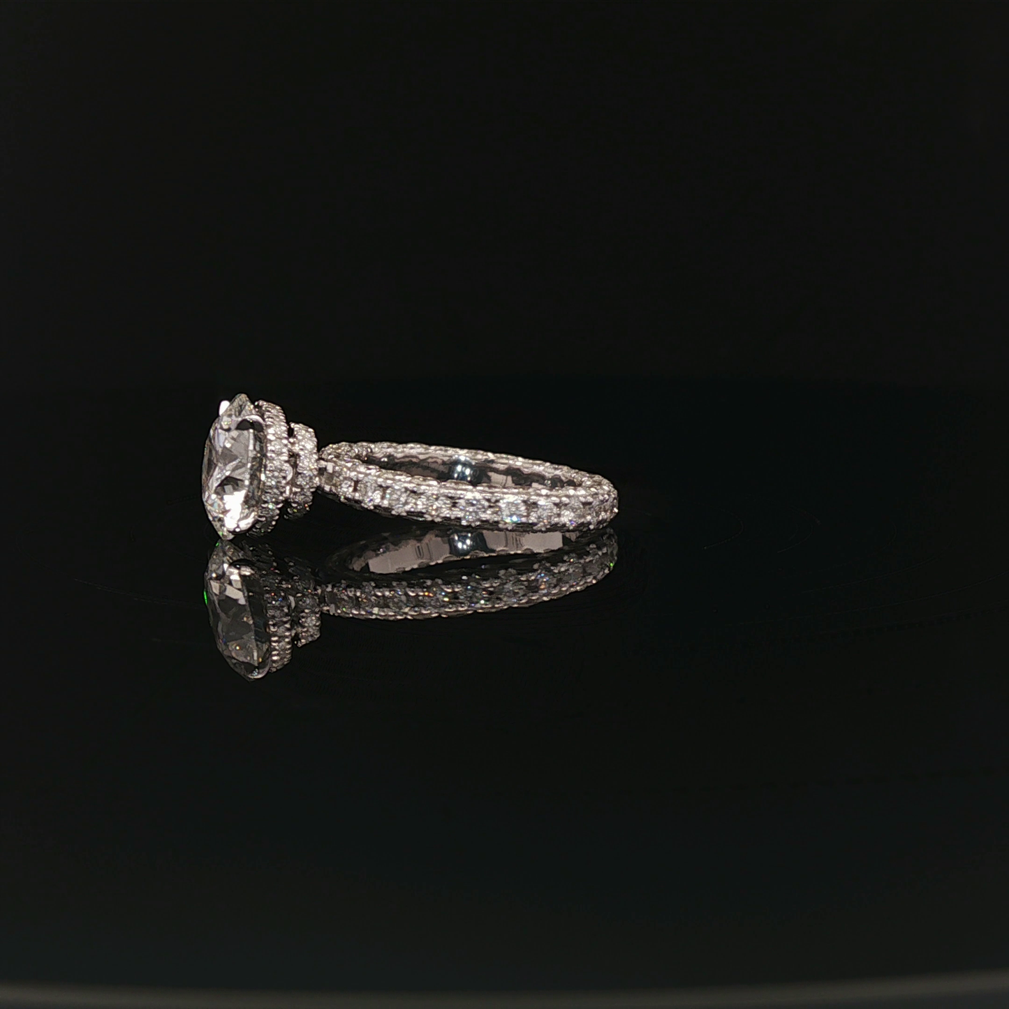 IGI Round 3.09ct D VVS2 18k/W