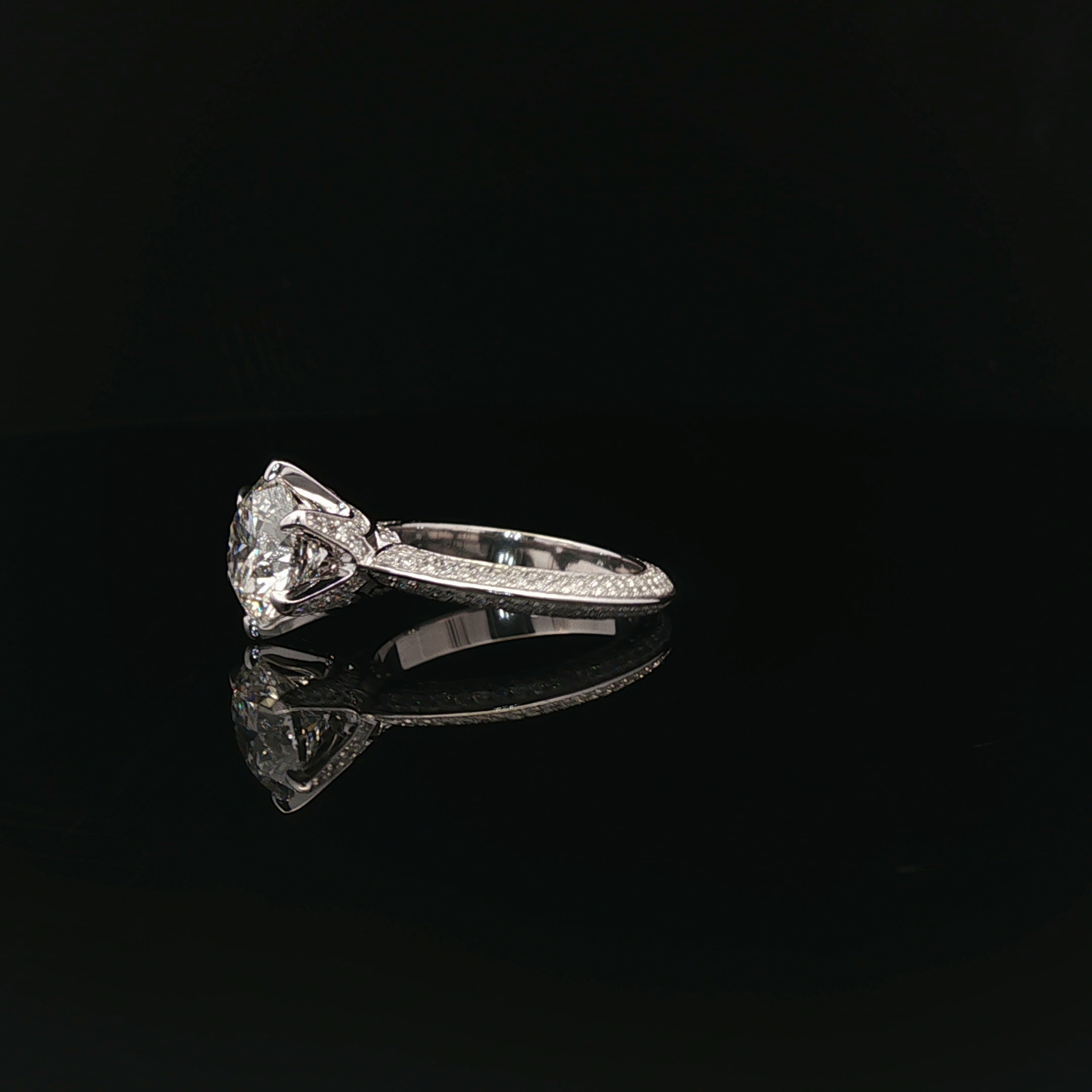 IGI Round 2.53ct D VVS2 18k/W
