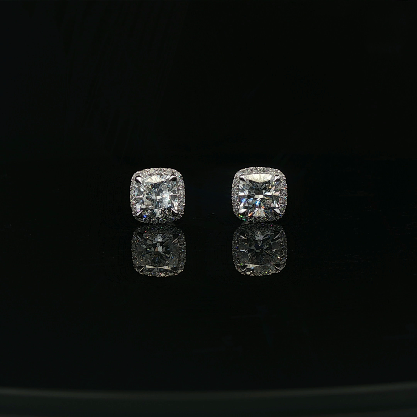 Square Cus 1.5ct each D VVS2