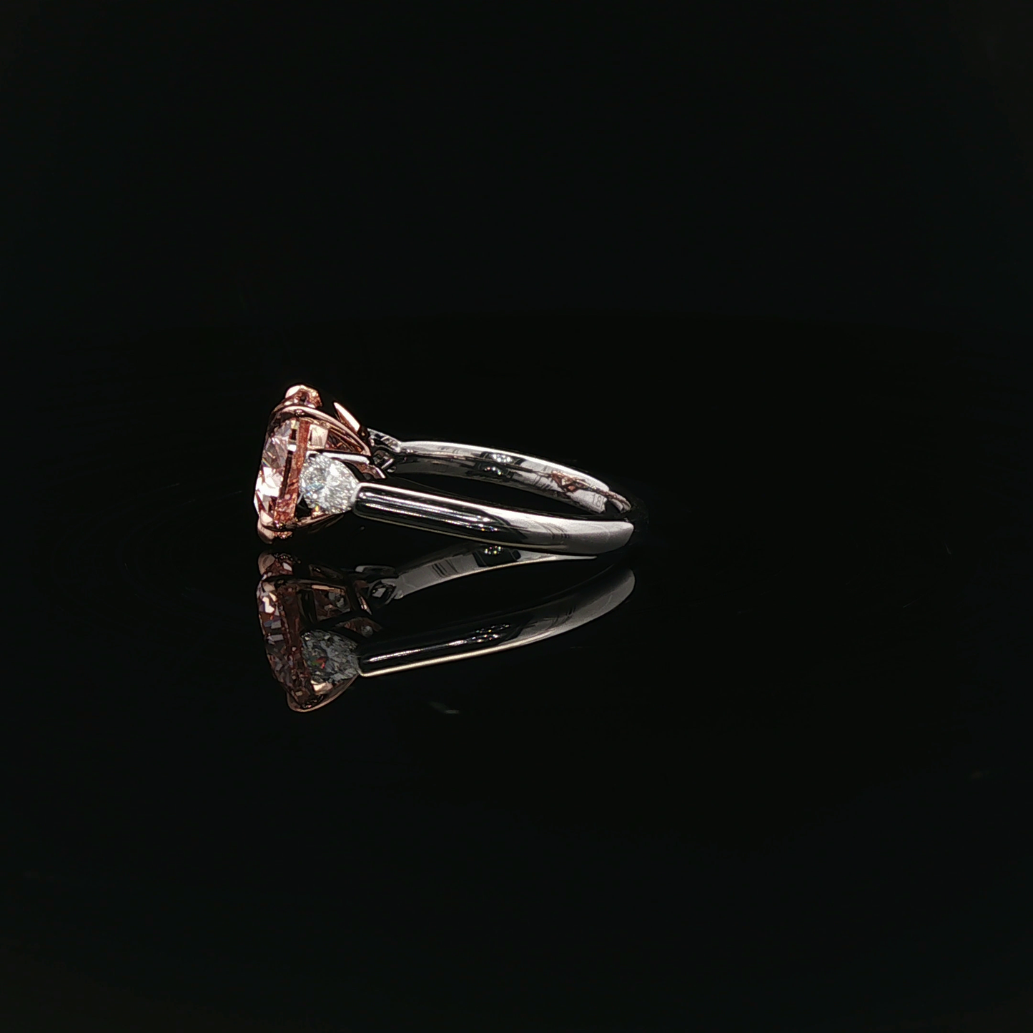 IGI Heart 3.06ct FVP VVS2 18KR+W