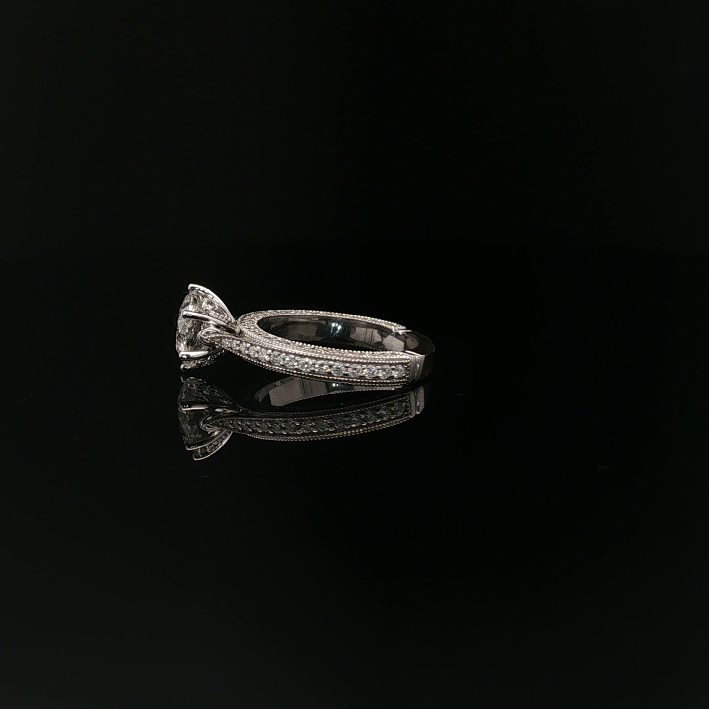 GIA Round 2.01ct E VVS2 18k/w