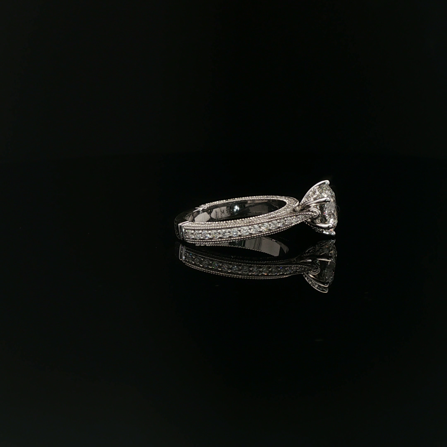 GIA Round 2.01ct E VVS2 18k/w