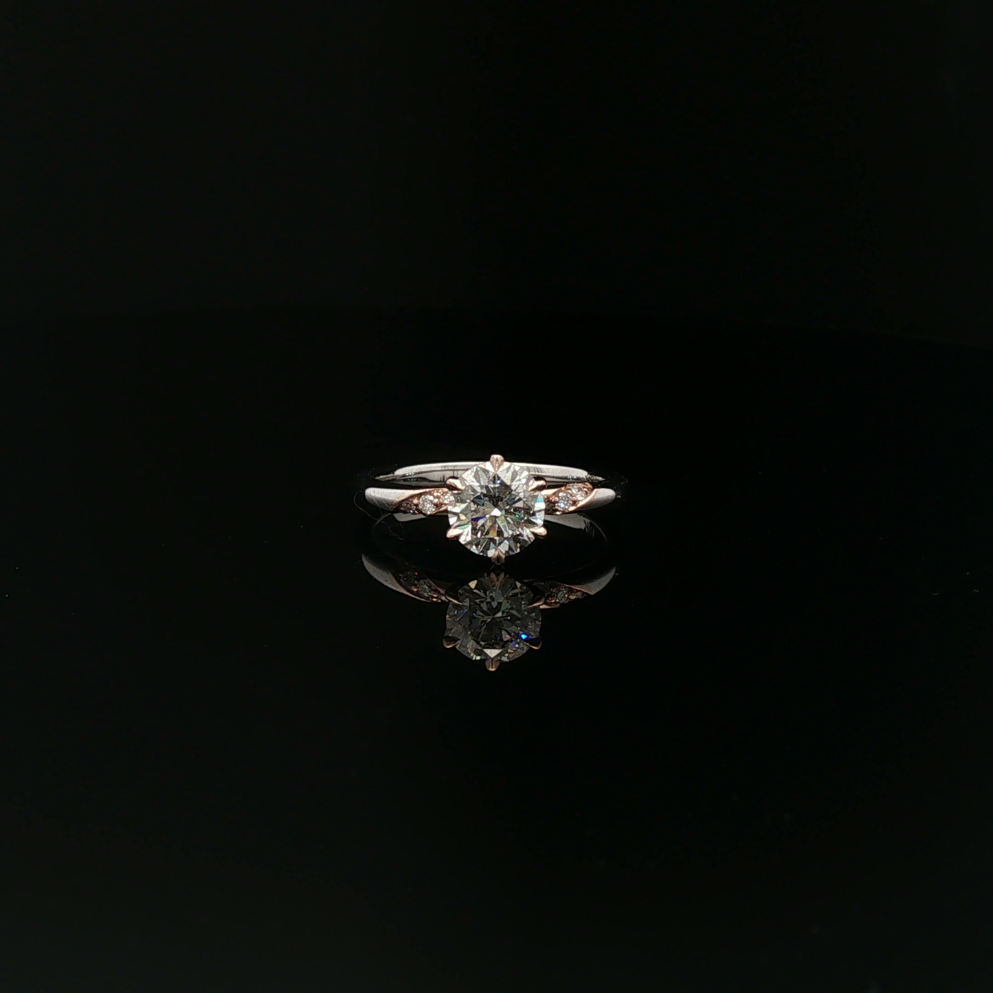 GIA Round E SI1 18kr+W