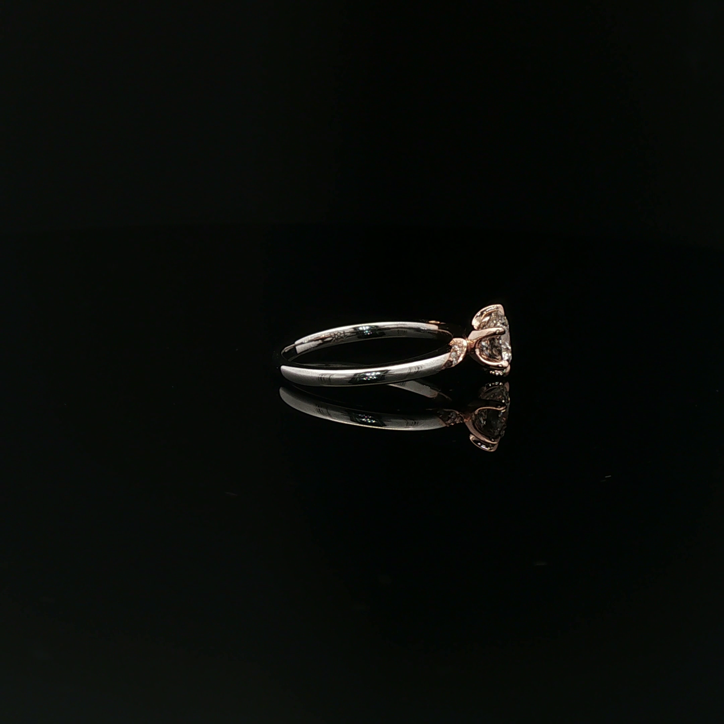 GIA Round E SI1 18kr+W