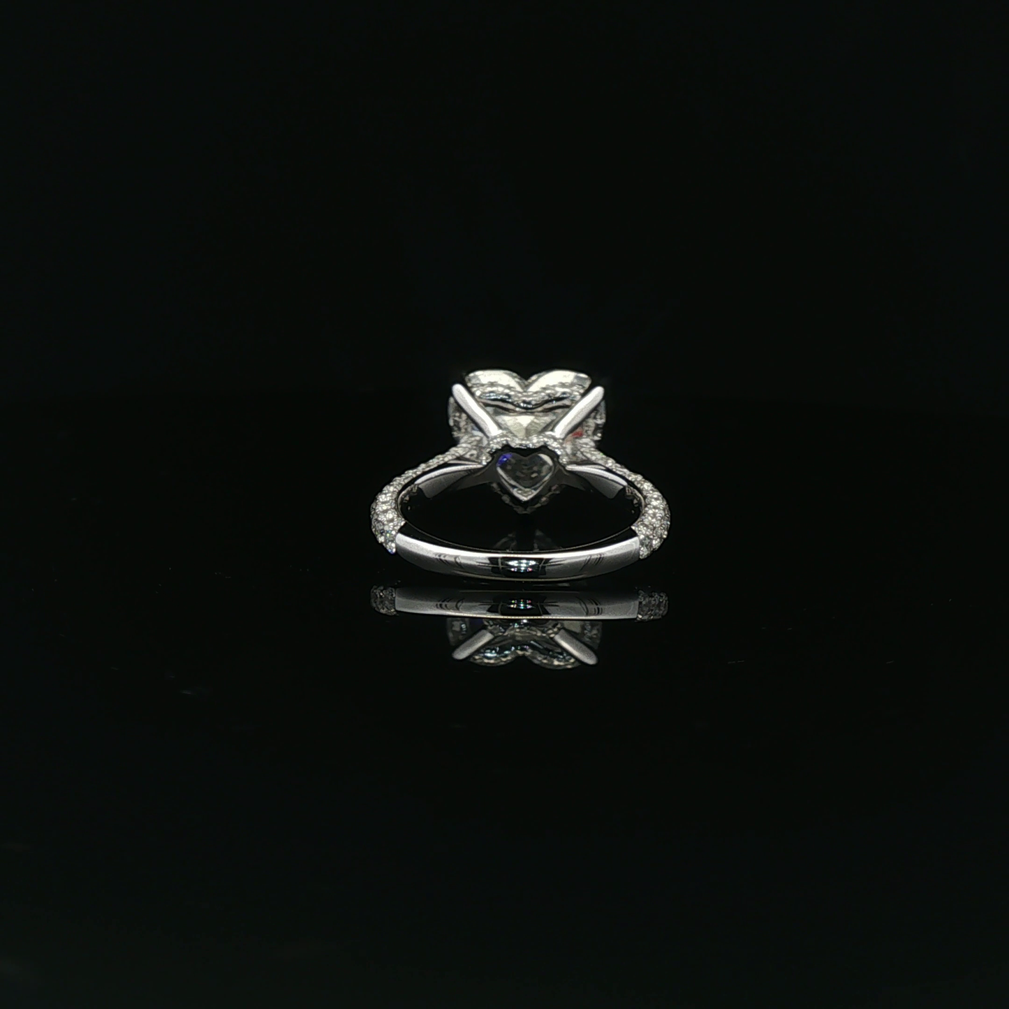 IGI Heart 5.01ct D VVS2 18K/w