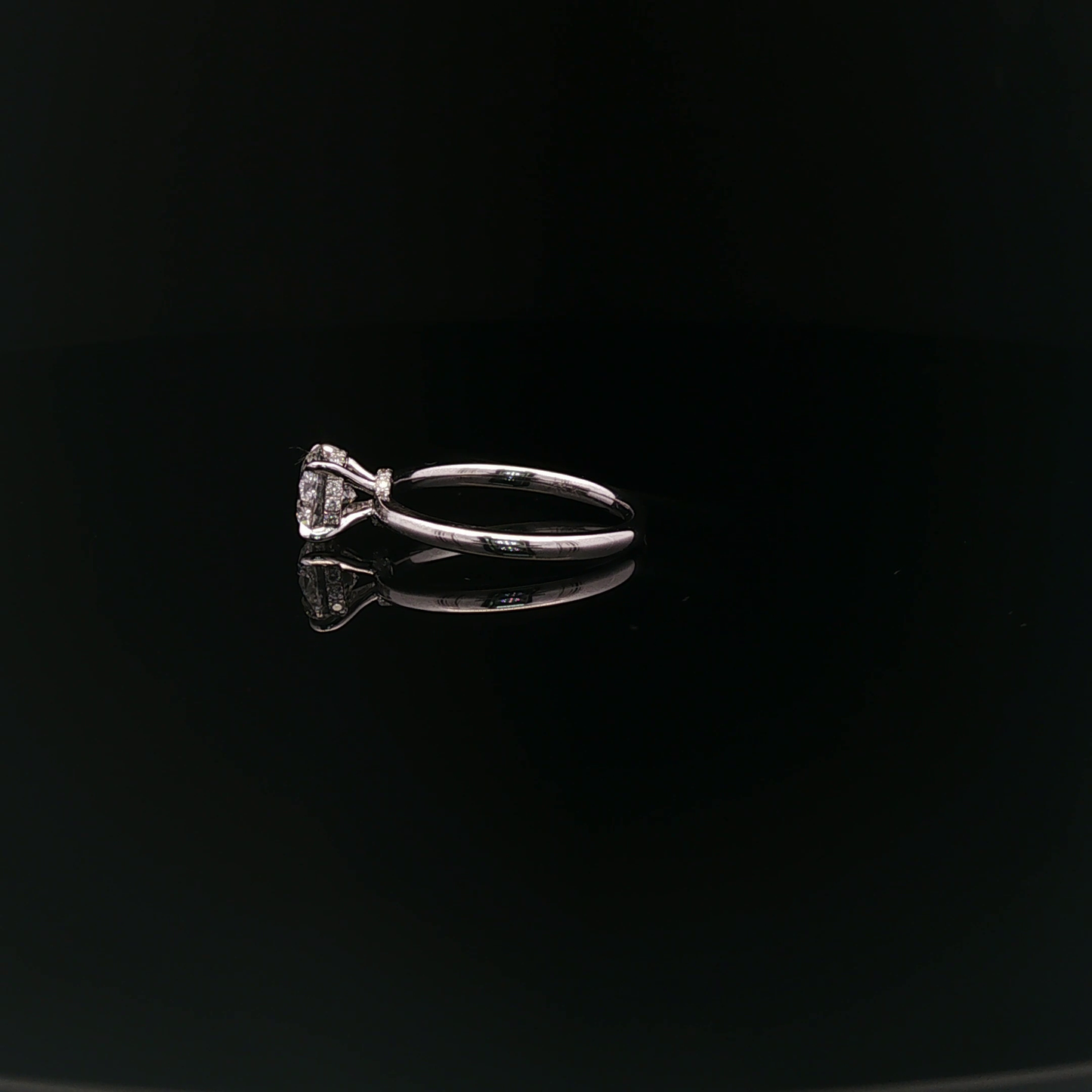 GIA 1.21CT D VS2 3EX NONE 18K/W