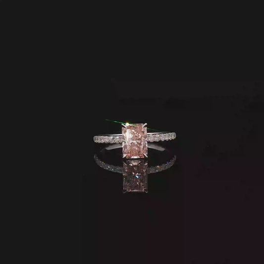 IGI Radiant 1.51ct Fancy Vivid Pink VS1