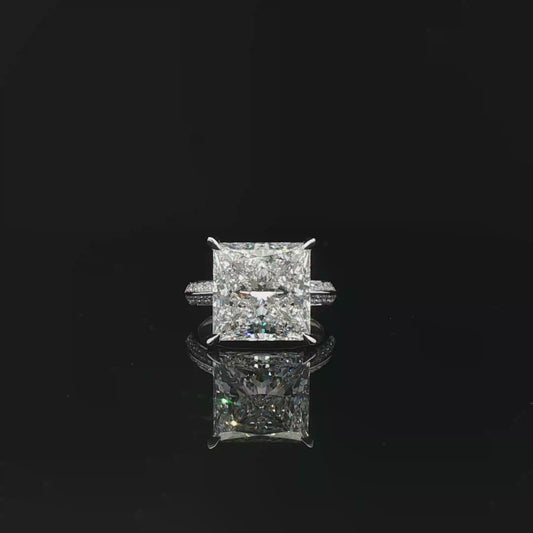 IGI Princess 10.17ct D VVS2 18K/W