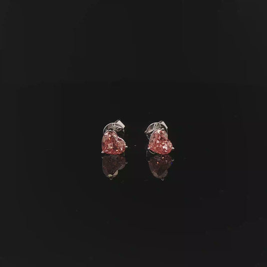 IGI Heart 1ct Fancy Vivid Pink VS - 11,900$ HKD