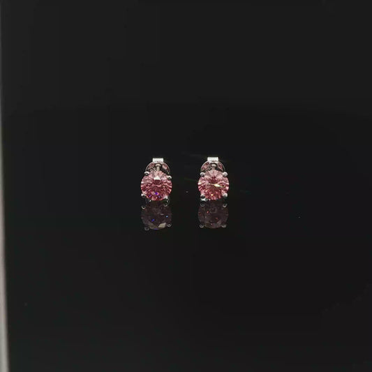 IGI Round 1ct Fancy Vivid Pink VVS - 11,900$ HKD