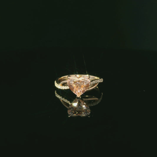 IGI 2.06ct Fancy Intense Pink 18k R/G