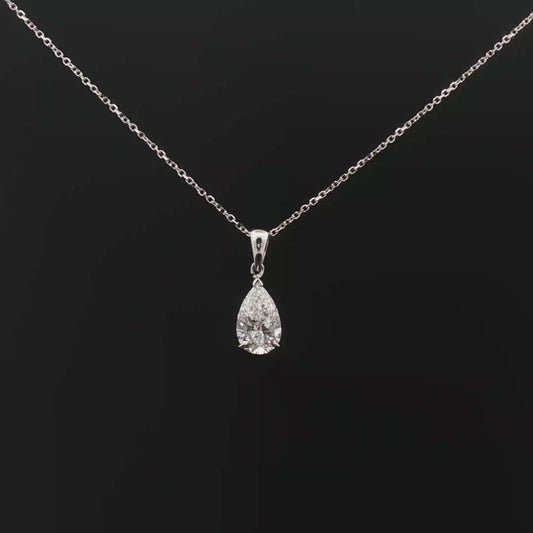 IGI Pear 1.56ct D VV2