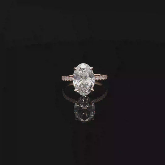 IGI Oval 3.09ct D VVS2