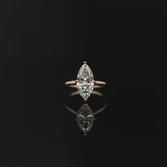 IGI Marquise 1.83ct D VVS2 18K/Y