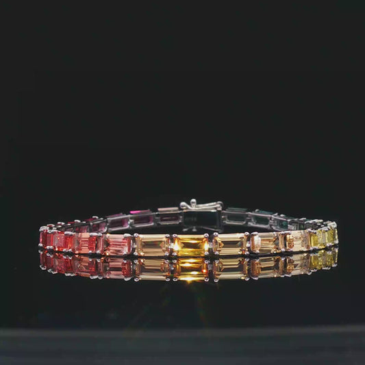 Lab Gemstone Rainbow Bracelet - 6,000$ HKD