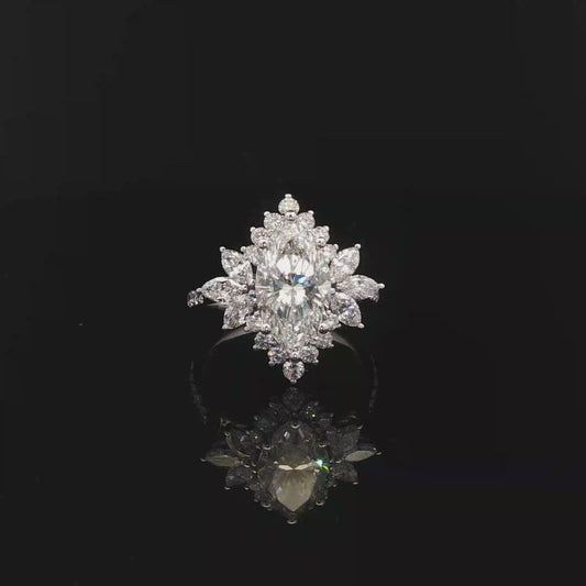 IGI 3.03ct Marquise D VVS2