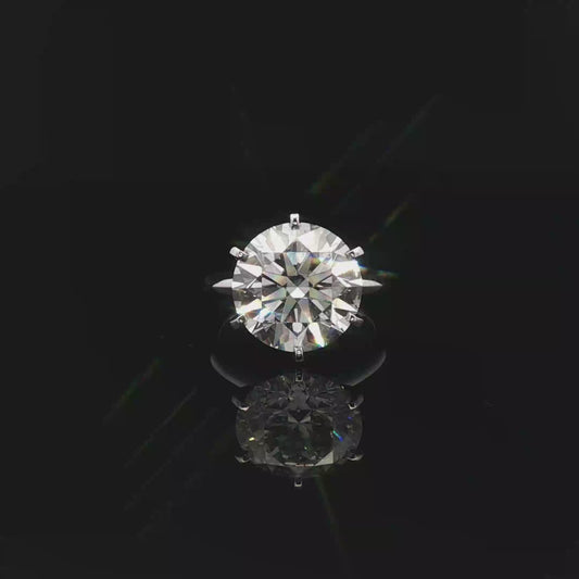 IGI Round 8.11ct D VVS2 18k/W