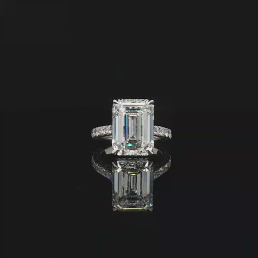 IGI Emerald 6.03ct D VS2 18K/W