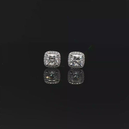 IGI Sq Cushion 1.05ct each D VS - 11,900$ HKD