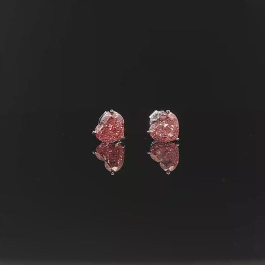 IGI Heart 1ct Fancy Intense Pink VS - 11,900$ HKD